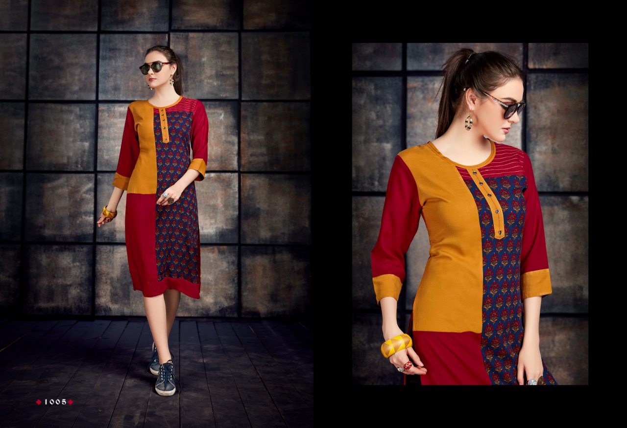 Maxwell Designs Kriyansh Vol-2 Rayon Plain Kurtis Maxwell Designs Kriyansh Vol-2 Rayon Plain Kurtis